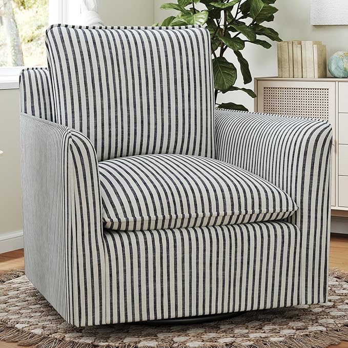 INZOY Swivel Accent Square Chair by INZOY