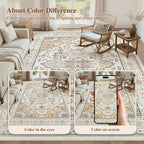 UERMEI 8x10 Area Rug for Living Room - Image 9