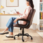 Amazon Basics Classic Puresoft PU Padded Mid-Back Office Chair - Image 7