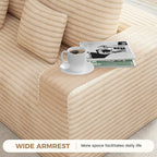 Luxanimarion 136'' Sectional Cloud Couches - Image 6