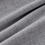 MIULEE 100% Blackout Linen Curtains 42 x 72 Inch Glacier Gray 2 Panels | - Image 9