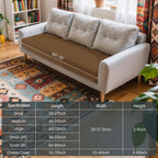 Hokway Couch Cushion Covers Stretch Cushion Covers Sofa Seat Cushion Slipcover - Image 3