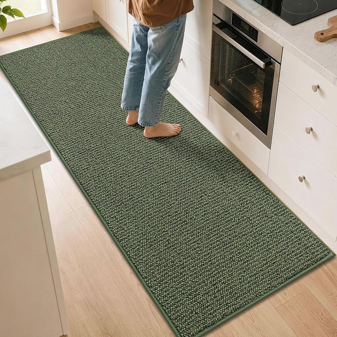 BEQHAUSE Kitchen Runner Rugs 31"x96", Kitchen Mats by BEQHAUSE