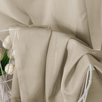 Taupe Sheer Curtains 63 Inches Long 2 Panels - Image 3