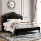 Allewie Queen Velvet Bed Frame by Allewie