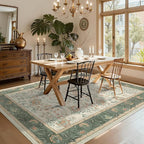 GarveeHome 10x13 Large Living Room Rug Sage Green Washable Area Rug Soft | Non - Image 7