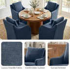 VKNOW Upholstered Dining Chairs Set of 6, Modern Kitchen Chairs Dinner Chairs - Image 7
