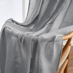 MIULEE Grey Linen Curtains 52x108 Inches Long - Image 6