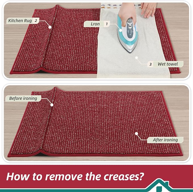 BEQHAUSE Kitchen Rugs 24"x36", Kitchen Mats - Image 9