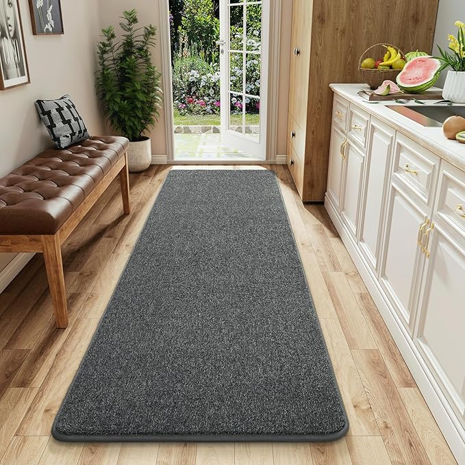 2x6 Runner Rug for Hallway, Long Runner Rugs Non Slip, Non Slip Backing Runners by AROGANAREARUG