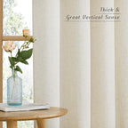 NICETOWN Linen Curtains 96 inches Long - Image 5