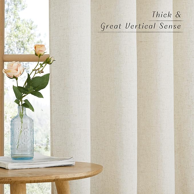 NICETOWN Linen Polyester Curtains - Image 6
