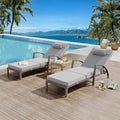 GarveeLife 2-Piece Rattan Patio Folding Chaise Lounge, 5-Position Adjustable by GarveeLife