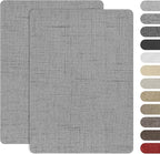 SYLVASS 8x11 Inch Fabric Repair Patches, Self-Adhesive Linen Patch by Sylvass