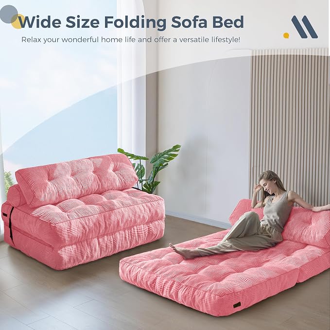 MAXYOYO Folding Sofa Bed, Convertible Sleeper Chair - Image 7