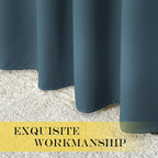 NICETOWN Patio Door Curtain Sound Blocking, Bedroom Privacy Room Divider Curtain - Image 4