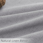 Grey 100% Blackout Curtains 84 Inch Length 2 Panels Set - Image 3