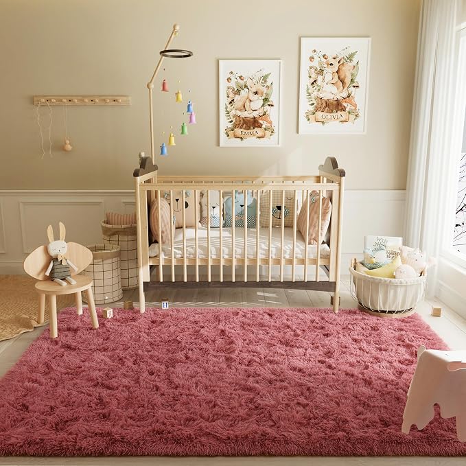 LOCHAS Area Rugs Fluffy Living Room Carpets - Image 3