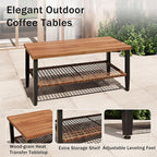 6-Piece Patio Conversation Sets, Outdoor Sectional Sofa - Image 6
