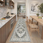 Madane Hallway Runner Rug 2x8 Washable Kitchen Rugs Non-Slip, Soft Ultra-Thin by Madane