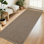 BEQHAUSE Dirt Trapper Door Mat 32" x 72", Non-Slip Washable Doormats, Low by BEQHAUSE