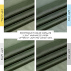 NICETOWN Voile Sheer Forest Green Curtains - Image 7