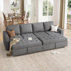 HONBAY Modular Sectional Sleeper Sofa - Image 3