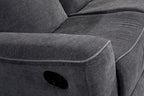 Betsy Furniture Soft Microfiber Manual Reclining Loveseat - Image 7