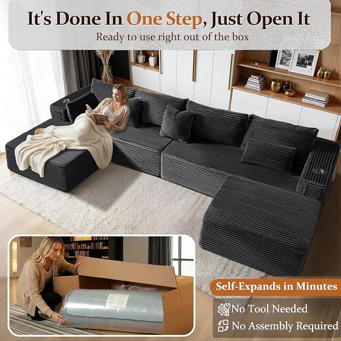 30" Cloud Sectional Couch Single Seat - Image 3