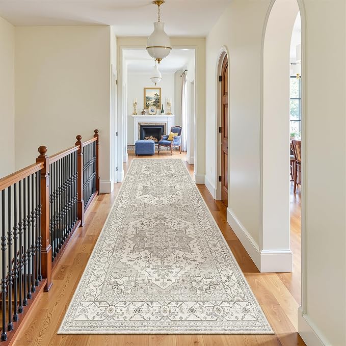 Madane Hallway Runner Rug 3x10 Washable Kitchen Runners 10ft, Soft Low-Pile - Image 3