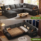 108 Inch Sectional Sleeper Sofa - Image 4