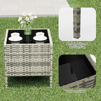 GarveeLife 3-Piece Patio Furniture Set, Rattan Outdoor Furniture - Image 5