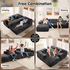 ovios 104" Cloud Boneless Couch - Image 6