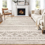 cotiled Boho 5x7 Area Rugs for Living Room: Soft Moroccan Washable Rug | Solve - Image 9