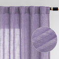 MYSKY HOME Boho Curtains 90 Inch Long Farmhouse Living Room Curtain Drapes by MYSKYHOME