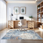 4x5 Washable Entryway Rug – Non-Slip Low Pile Throw Area Rug - Image 4