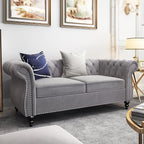 QHITTY 2 Piece Living Room Set, Sectional Chesterfield Sofa Chair Contemporary - Image 2