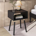 Bme Dinkee Solid Wood Nightstand, Fully Assembled, Without Drawer by Bme