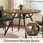 Pamapic 47'' Round Dining Table Set - Image 4