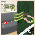 Arfntevss Stretch Sectional Couch Covers L Shaped Corner Sectional Sofa Cover - Image 4