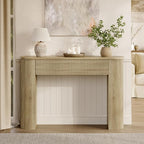 MECHYIN 47" Console Table, Fluted Sofa Table by MECHYIN
