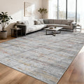 8x10 Area Rugs for Living Room, Modern Abstract Non-Slip Backing Washable Rugs by Unknown