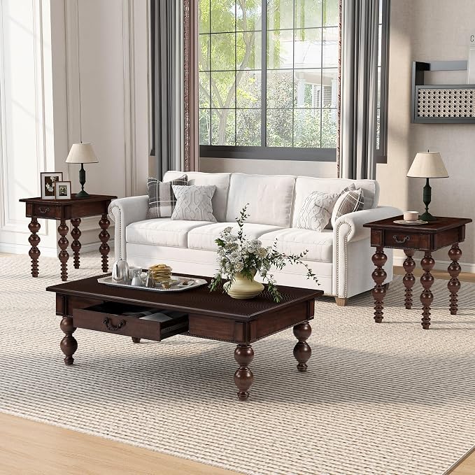 Retro Traditional Coffee Table - Image 8