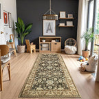 Washable Runner Rug, 2x6Ft Floral Runners - Image 7