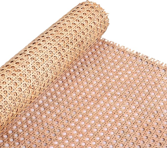 24" Width Natural Cane Webbing 5Feet, Rattan Webbing Roll - Image 8