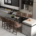 VKNOW Bar Stools Set of 6, Modern Counter Stools by VKNOW