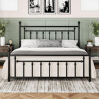 Allewie 14 Inch King Size Metal Platform Bed Frame by Allewie
