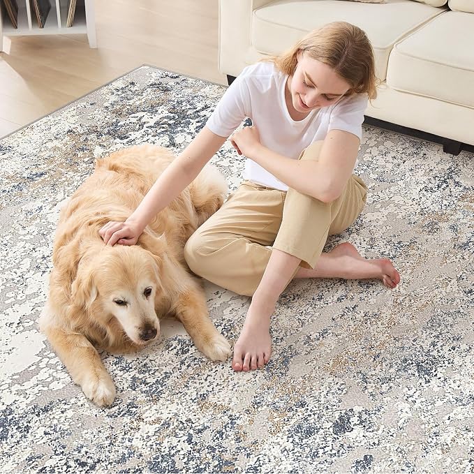 DMOYEST Square Area Rug Living Room Rugs - Image 7