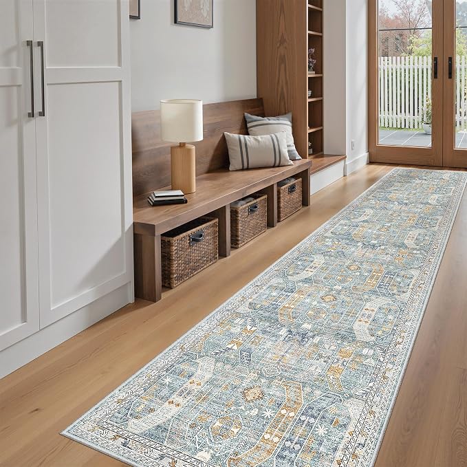 Madane Washable Runner Rugs 2x10 Long - Image 3