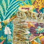 LUTBM Throw Blanket for Bed Couch Sofa Soft Cotton Twin Breathable Summer - Image 6